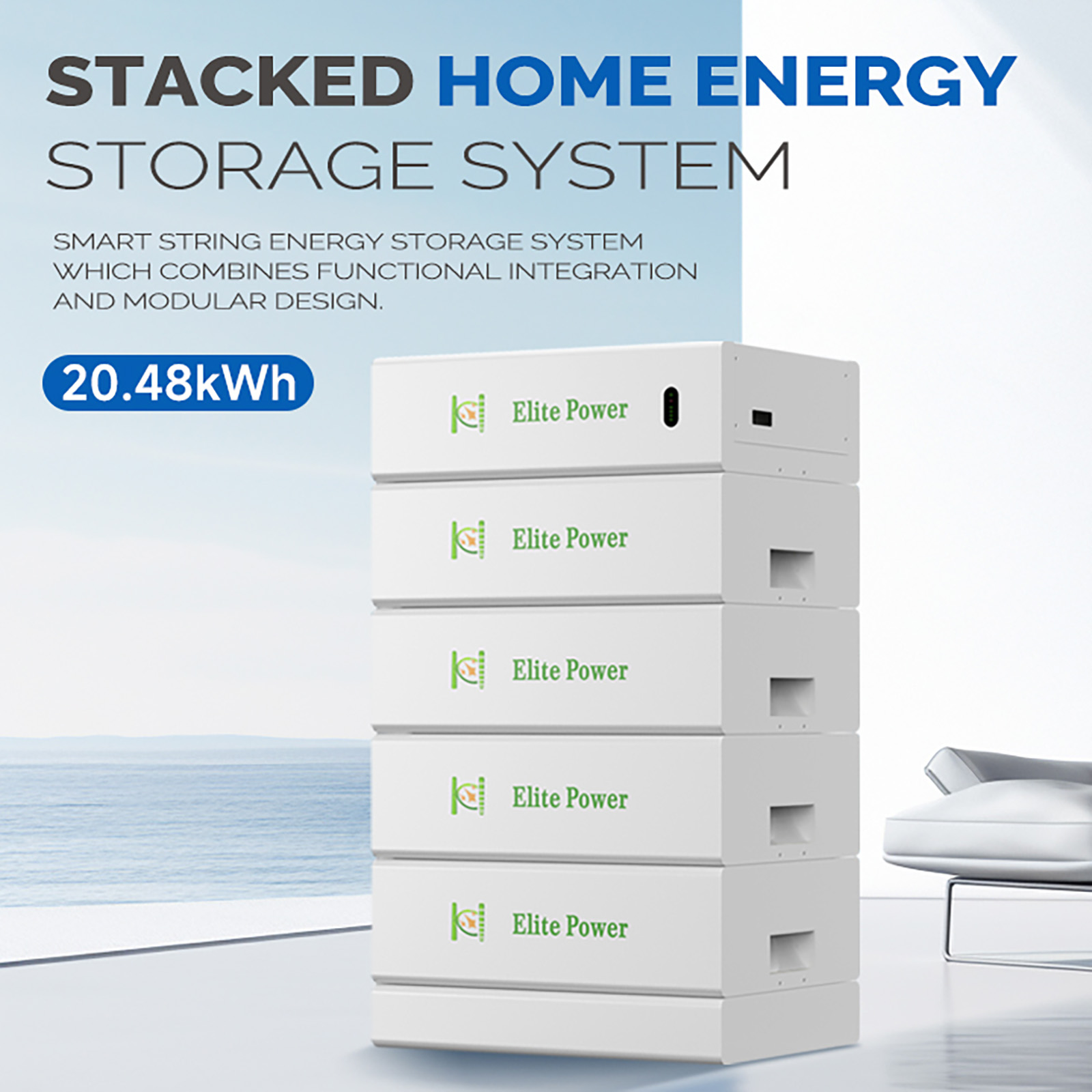 20KWH Stacked Home Energy Storage-1