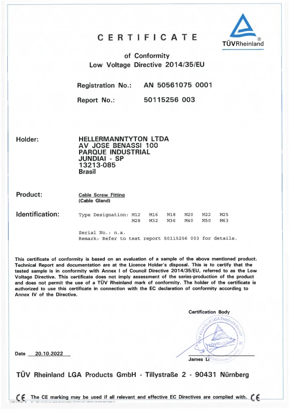 TUV certificate (1)