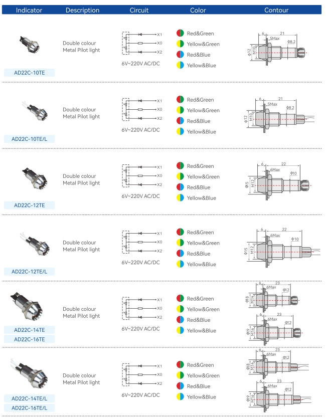 ad22c-t series metal led indicator lights (2)