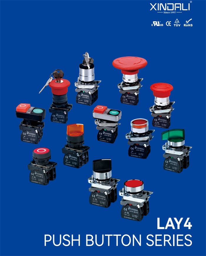 LAY4 Series Push Button Switches 22mm XB4 (1)