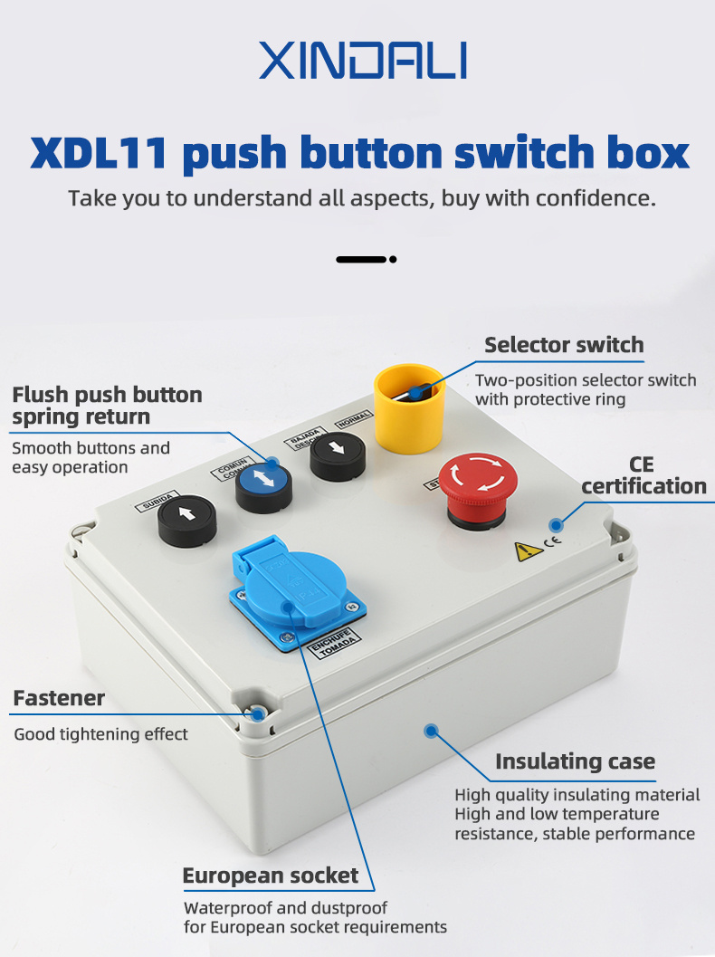 Waterproof XDL11 Series Elevator Inspection Box Ca01