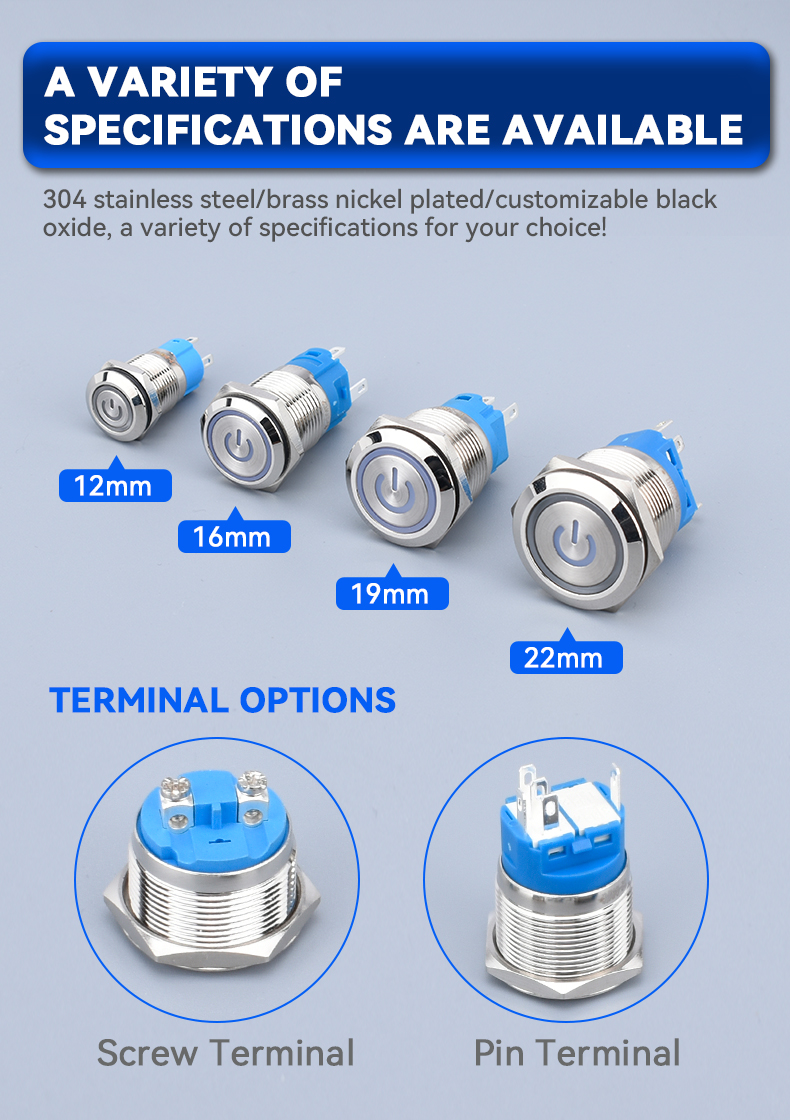 metal push button switches (2)