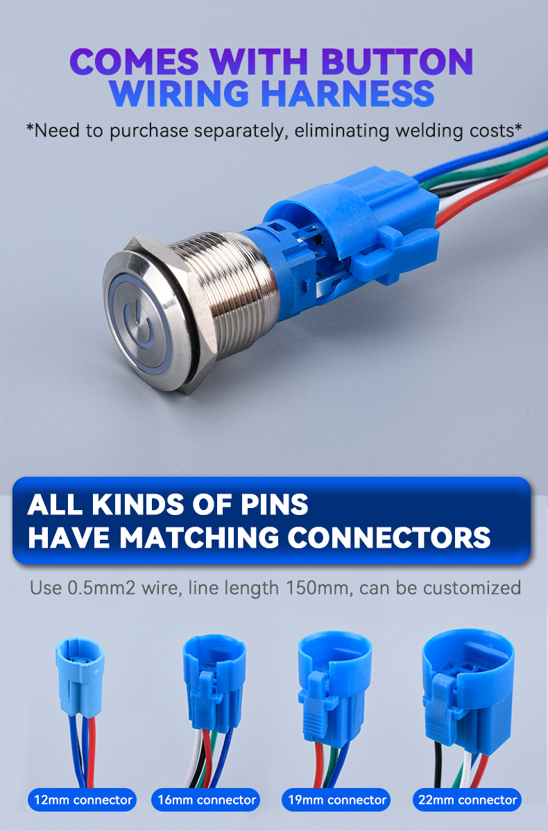 metal push button switches (7)