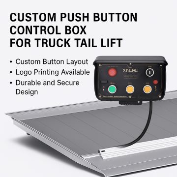 Custom Push Button Control Box for Truck Tail Lift
