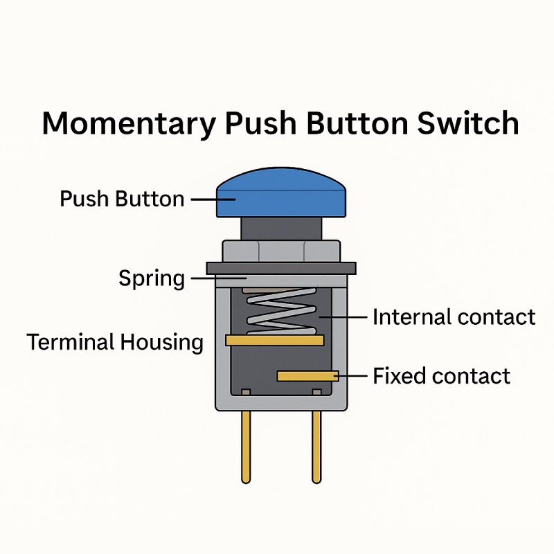 What Is a Momentary Push Button Switch and How Does It Work?
