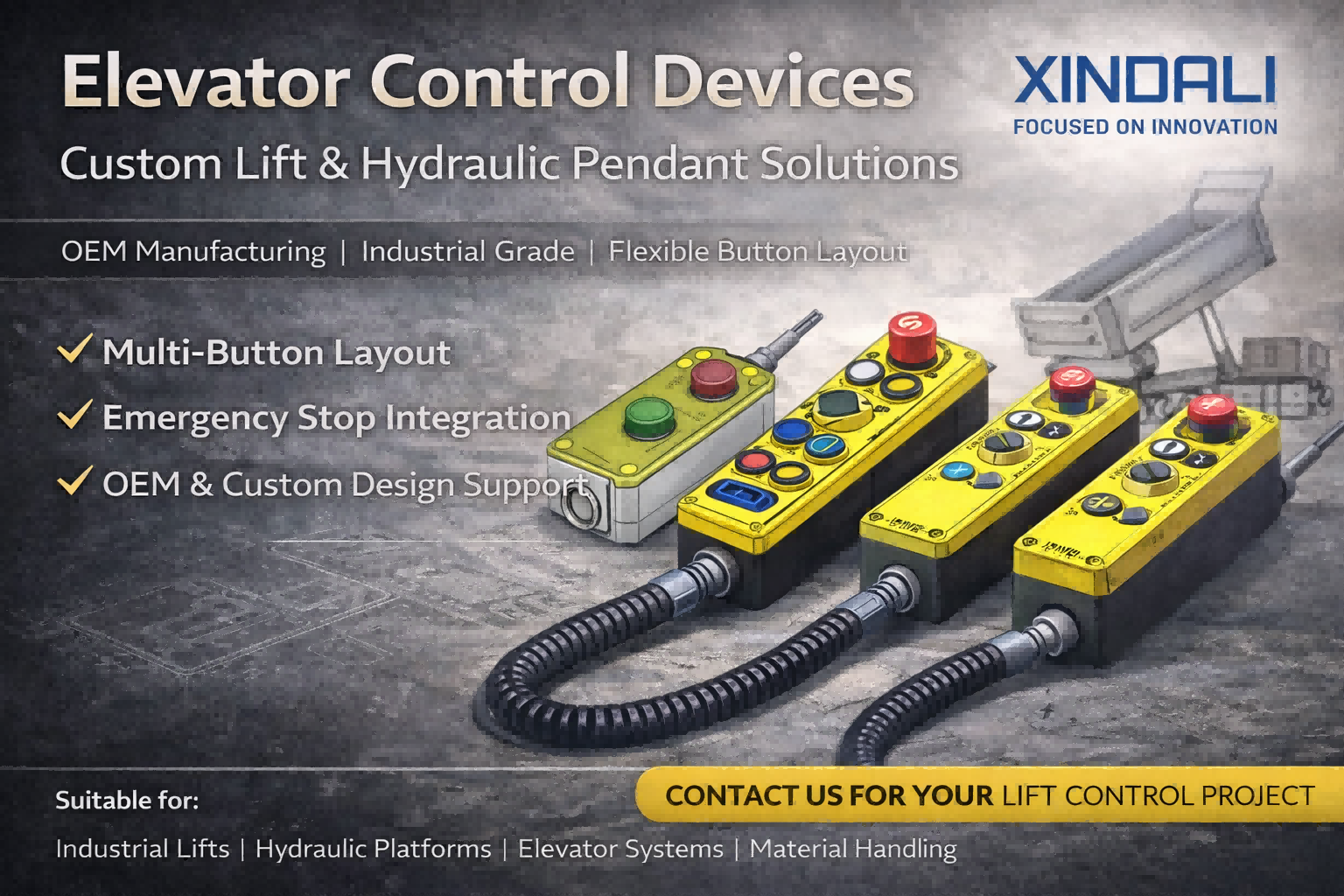 Elevator Control Devices: Custom Pendant Control Solutions for Industrial & Lift Applications