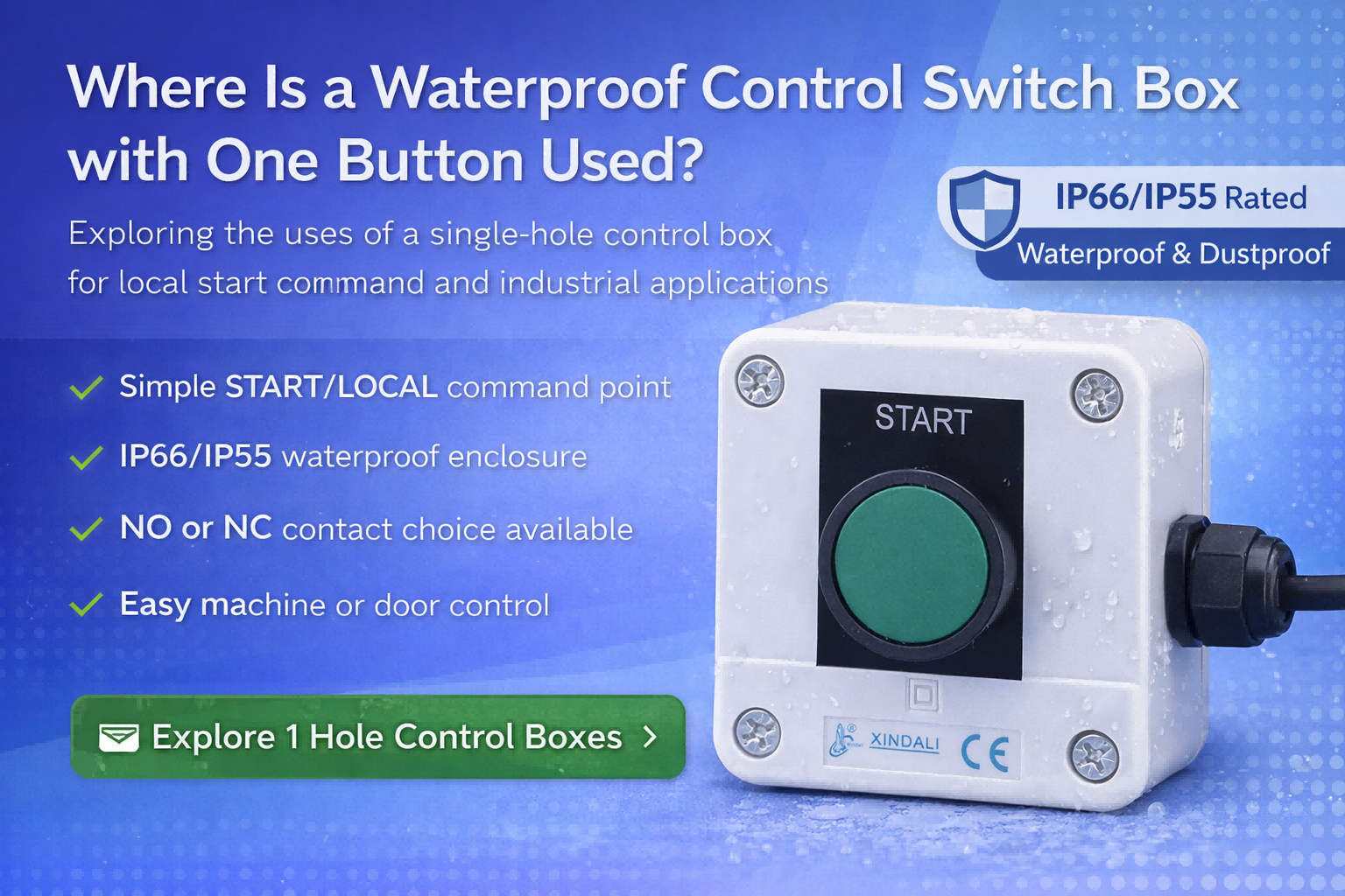 What Is a 1 Hole Waterproof Control Switch Box Used For?