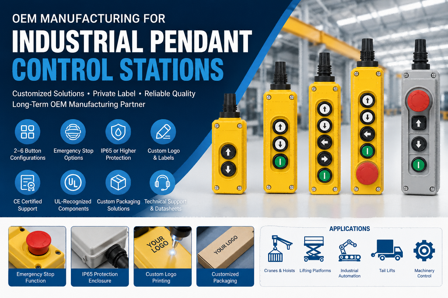 OEM Manufacturing for Industrial Pendant Control Stations: What Buyers Should Know