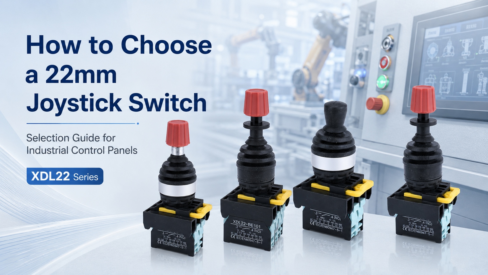 22mm Joystick Switch for Industrial Control Panels | Selection Guide