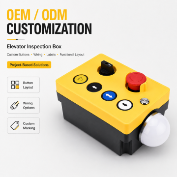XDL11 7-Hole Elevator Inspection Box with Work Light and Socket