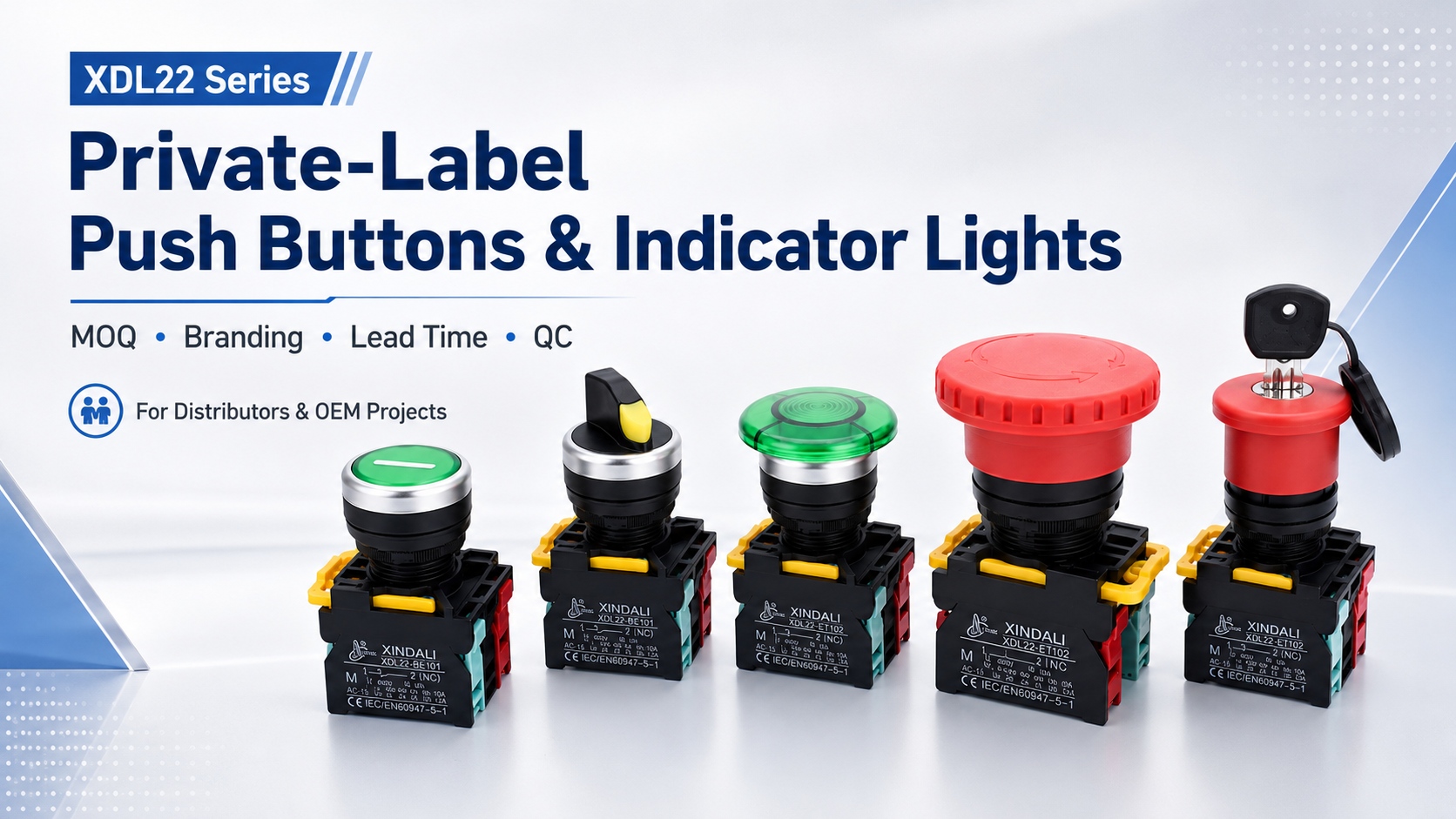 How to Build a Private-Label Push Button and Indicator Light Product Line