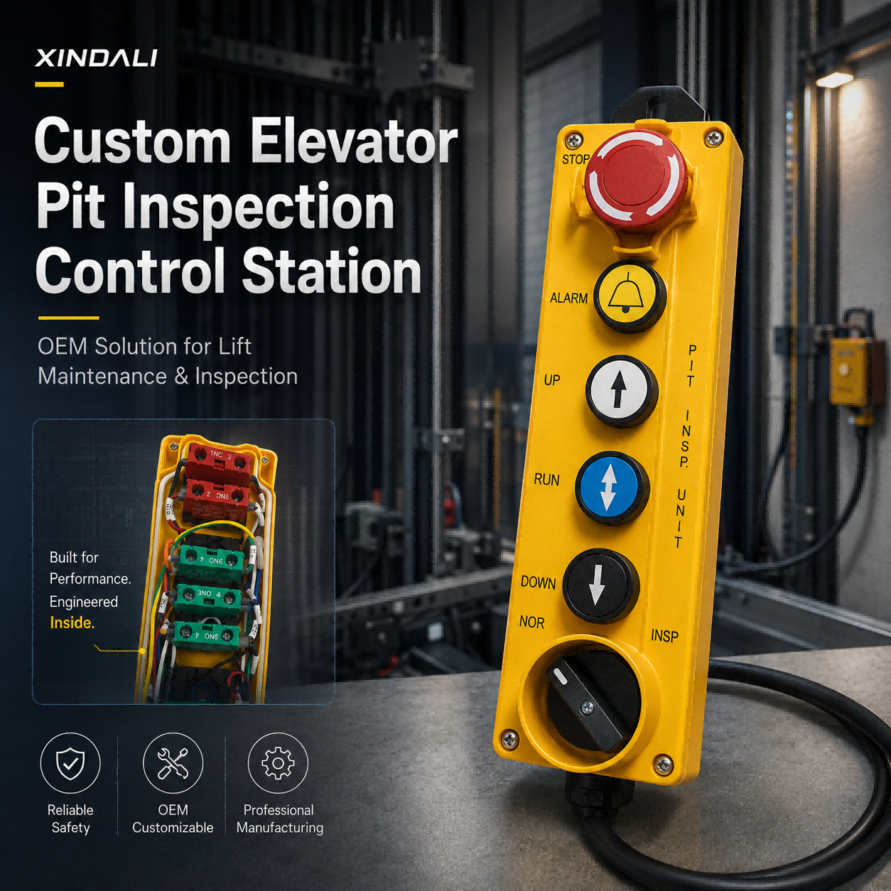 How to Customize an Elevator Pit Inspection Control Station from a Sample