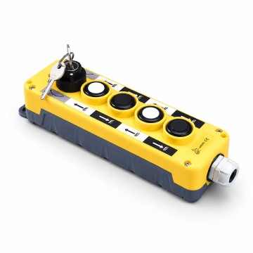XDL10-EPBG5 Key Selector Pendant Controller with 4 Push Buttons for Hoist and Crane Control