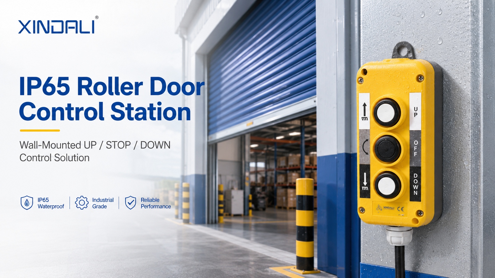 Why Roller Door Installers Upgrade to IP65 UP / STOP / DOWN Control Stations
