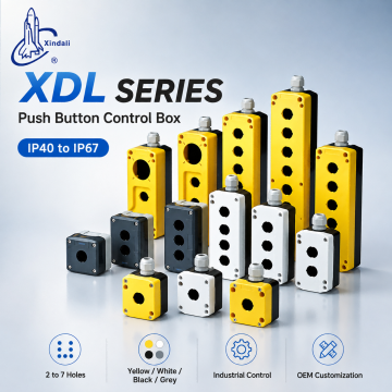 IP40 to IP67 XDL Series Push Button Switch Control Box for Industrial Control