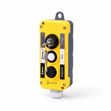 XDL10-EPBG3 Keyed Selector Pendant Controller with Dual Momentary Push Buttons
