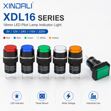 XINDALI XDL16 Series Waterproof Push Button Swi...