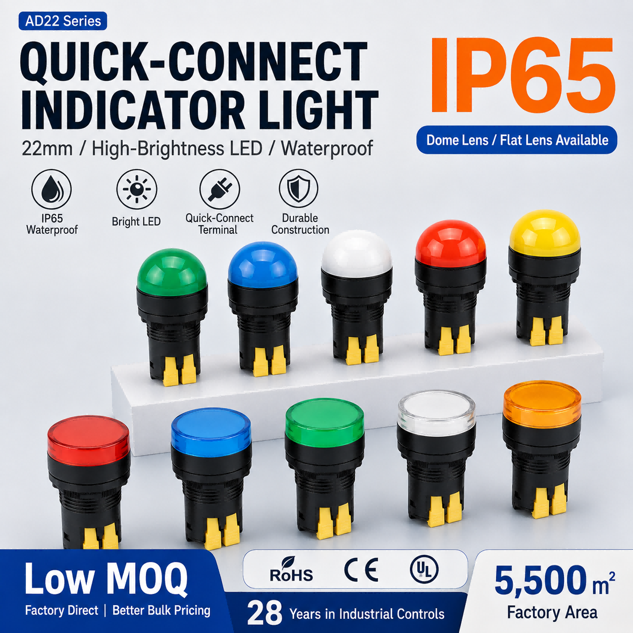 How to Choose a 22mm 24V AC/DC LED Panel Indicator Light for Control Panels