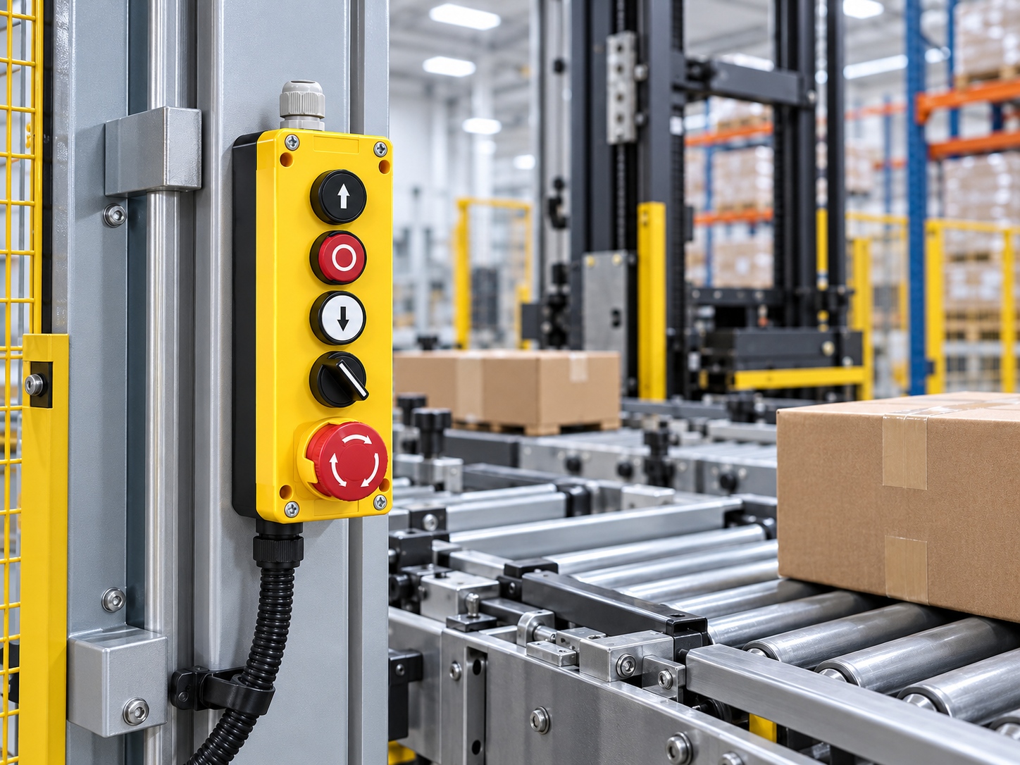 Material handling equipment control station solution