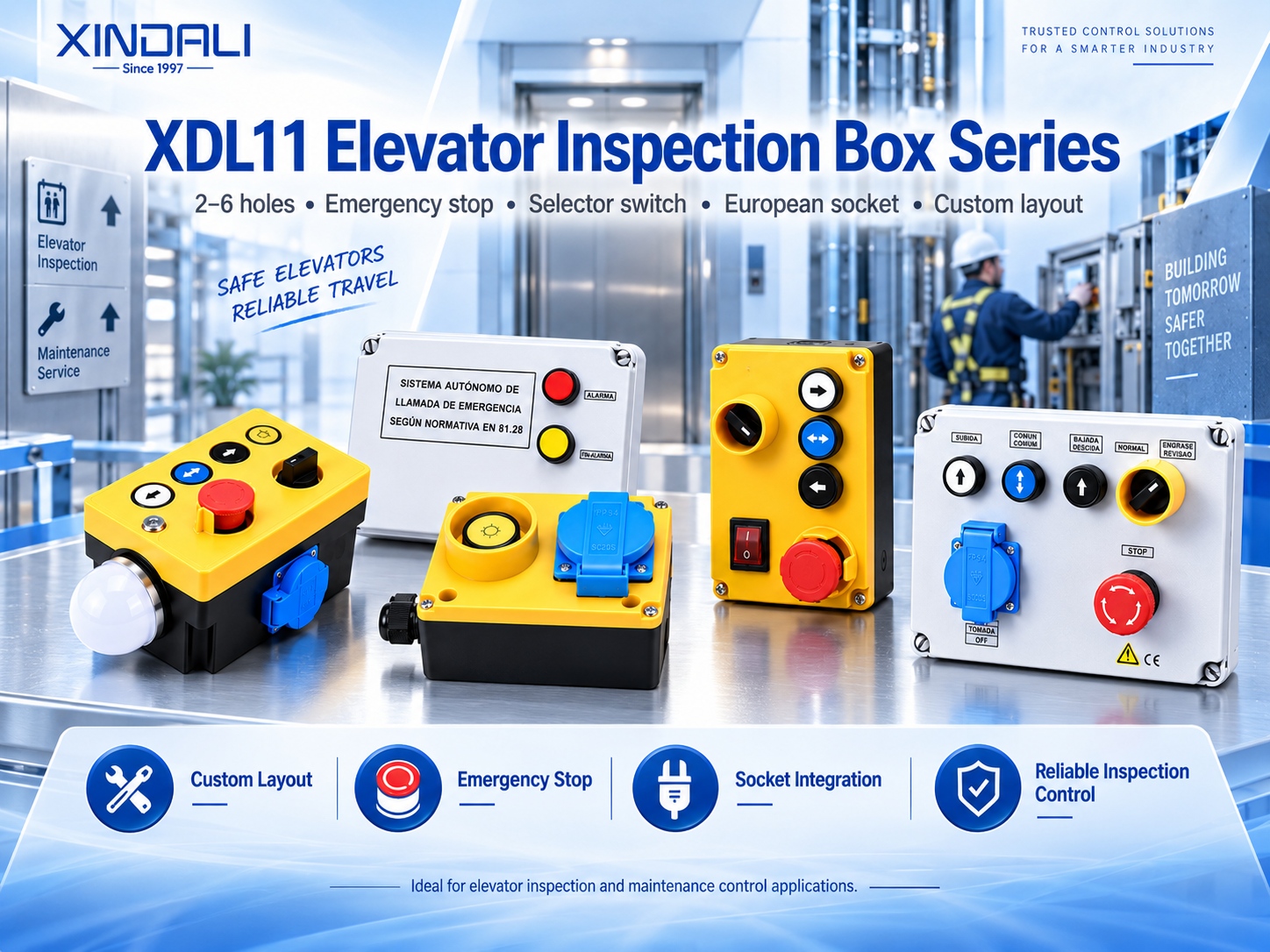 XDL11 elevator inspection control box OEM manufacturer