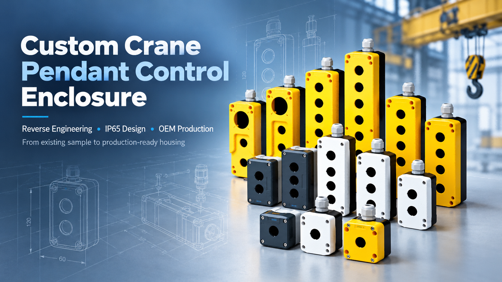 How to Develop a Custom Crane Pendant Control Enclosure from an Existing Sample