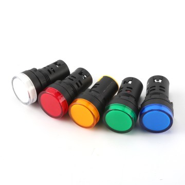 High Brightness Ad22-22ds 22mm Led Indicator Signal Lamp Light Waterproof 24v 220v 110v AC/DC