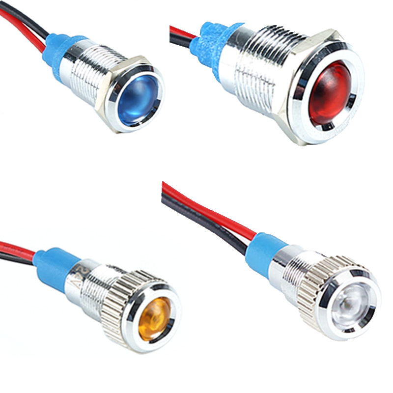 XDL17-b Series Metal Indicator Lights Colorful Mini Type 24V to 220V AC/DC