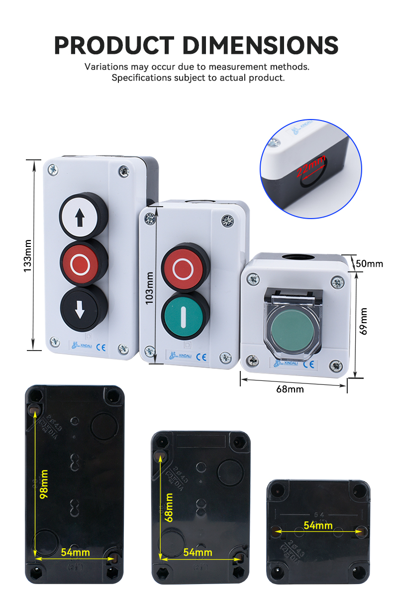 xdl25 push button switch control box (7)