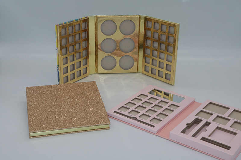 Environmentally friendly paper portable makeup box (9)