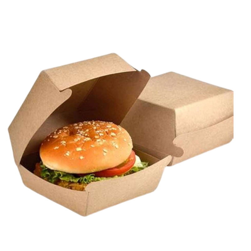 Kraft Paper Burger Box (3)
