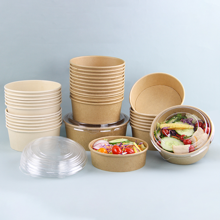 Premium Coated Kraft Paper Food Containers Lunch box (8)(1)