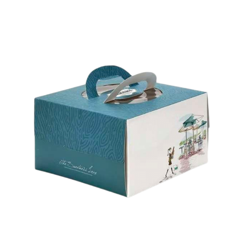 White Cardstock Cake Box (1)