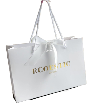 Customized Classic Art Paper Bags Brown Kraft Material for Digital Clothing Fashion Accessories S...