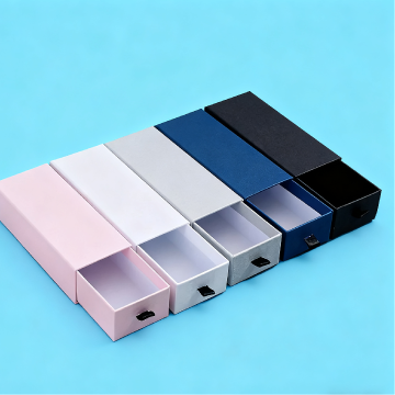 Solid Color Rigid Cardboard Jewelry B...