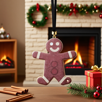 Christmas-Themed Gingerbread Man Fragrance Tablets for Home and Car Decor Paper Crafts Product
