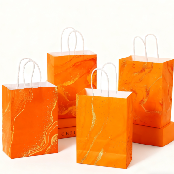 Artistic Texture Paper Bags: Fixing Ordinary Packaging’s Lack of Elegance, Sturdy Handles Suit Gi...