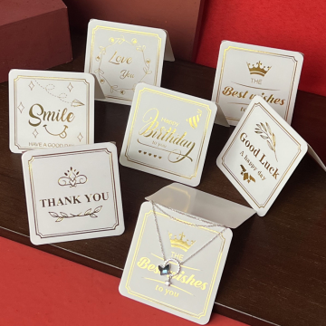 Customizable 300g Copper Paper Birthday & Thanksgiving Multi-pattern with Gold Foil Logo Paper & Paperboards