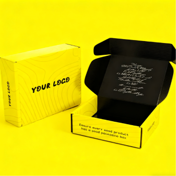 Custom White Eco-Friendly Corrugated Cardboard Clothing Mailer Box with Black Matte Lamination UV Varnishing Handled for Socks