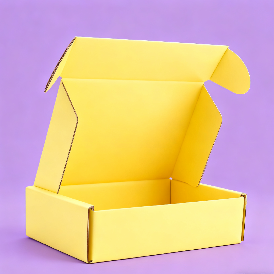 Colorful Digital Printing Soy-Based Ink Text Corrugated Kraft Paper Gift Packaging Shipping Airpl...