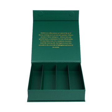 High-end elegant flip-top folding box gift packaging with lid corrugated cardboard box