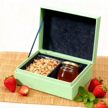 Multifunctional Application Grey Board Material Flip-Top Hard Box Magnetic Closure Handle Customi...
