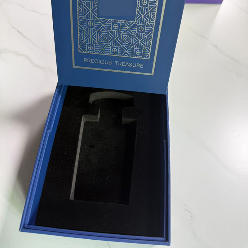 Customized Paper Leather Metal Accessories Perfume Display Box Drawer Box (3)