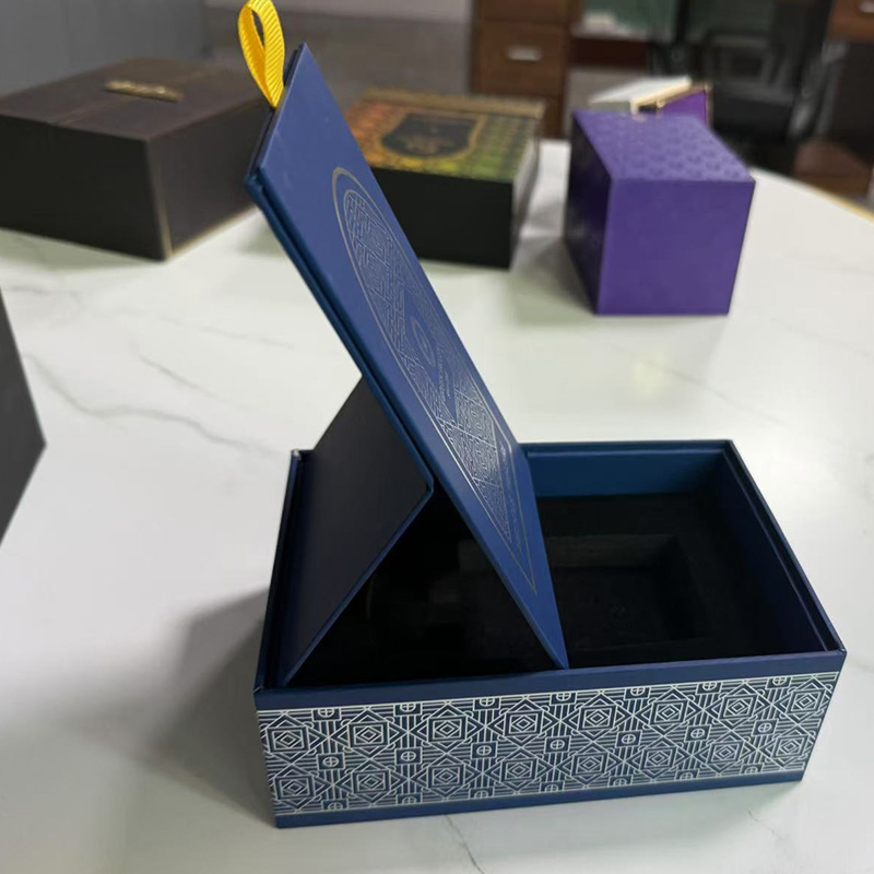 Customized Paper Leather Metal Accessories Perfume Display Box Drawer Box (4)