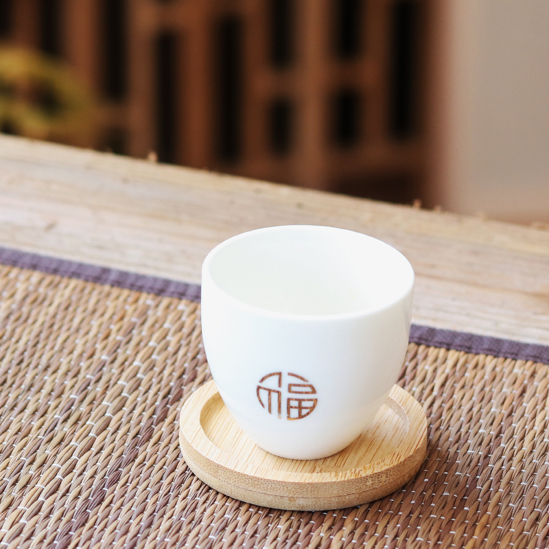 Cup Mat Bamboo Insulation Mat Wine Cup Coffee Cup Mat Bamboo Mat Tea Tray Office Light Luxury Tea Cup Mat Set (9)