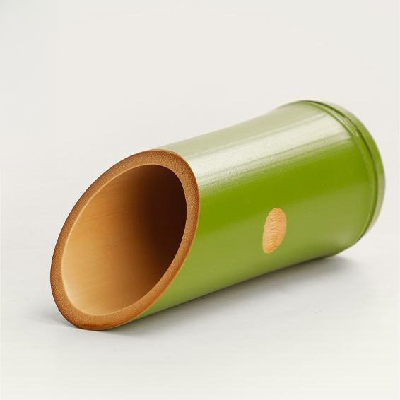 Home Bamboo Cup Chinese Bamboo Tube Tea Water Cup Bamboo Wine Cup Natural Lacquer free Bamboo Carbonized Cup-1 (1)