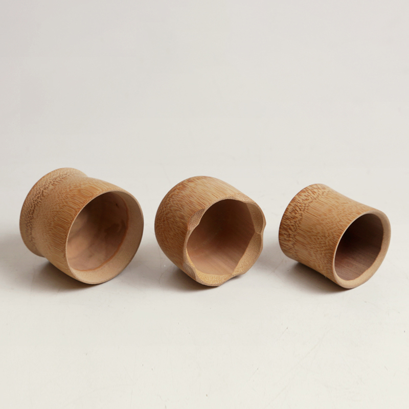 Home Bamboo Cup Chinese Bamboo Tube Tea Water Cup Bamboo Wine Cup Natural Lacquer free Bamboo Carbonized Cup-1 (4)