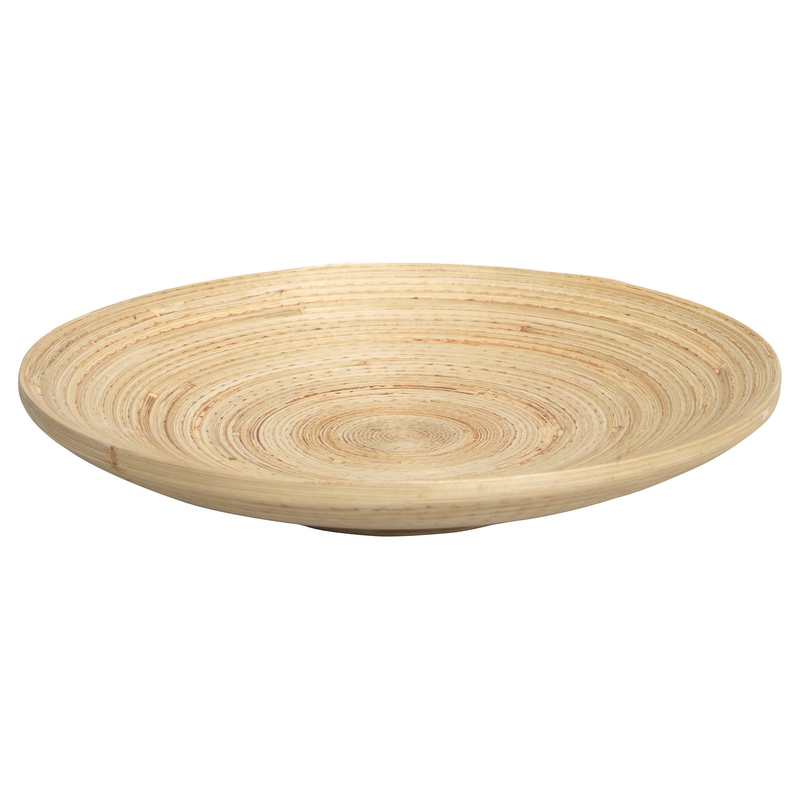 Kitchenware butterfly bowl handmade modern simple bamboo Nordic style butterfly basin bread fruit wood bowl-1 (1)