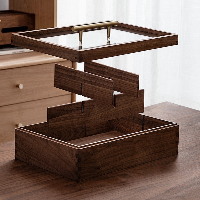 Multi-Grid Cooking Box, Tea Tray, Afternoon Tea, Pastry, Snacks, Dessert Tray, Dried Fruit Multi-Grid Tray (7)