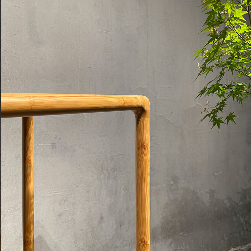 Suporte para flores Nanzhu de madeira de bambu, feito à mão, com encaixe de espiga e rabo de andorinha, cantos arredondados, estilo chinês, para chão, para uso interno em varanda, madeira maciça (12)