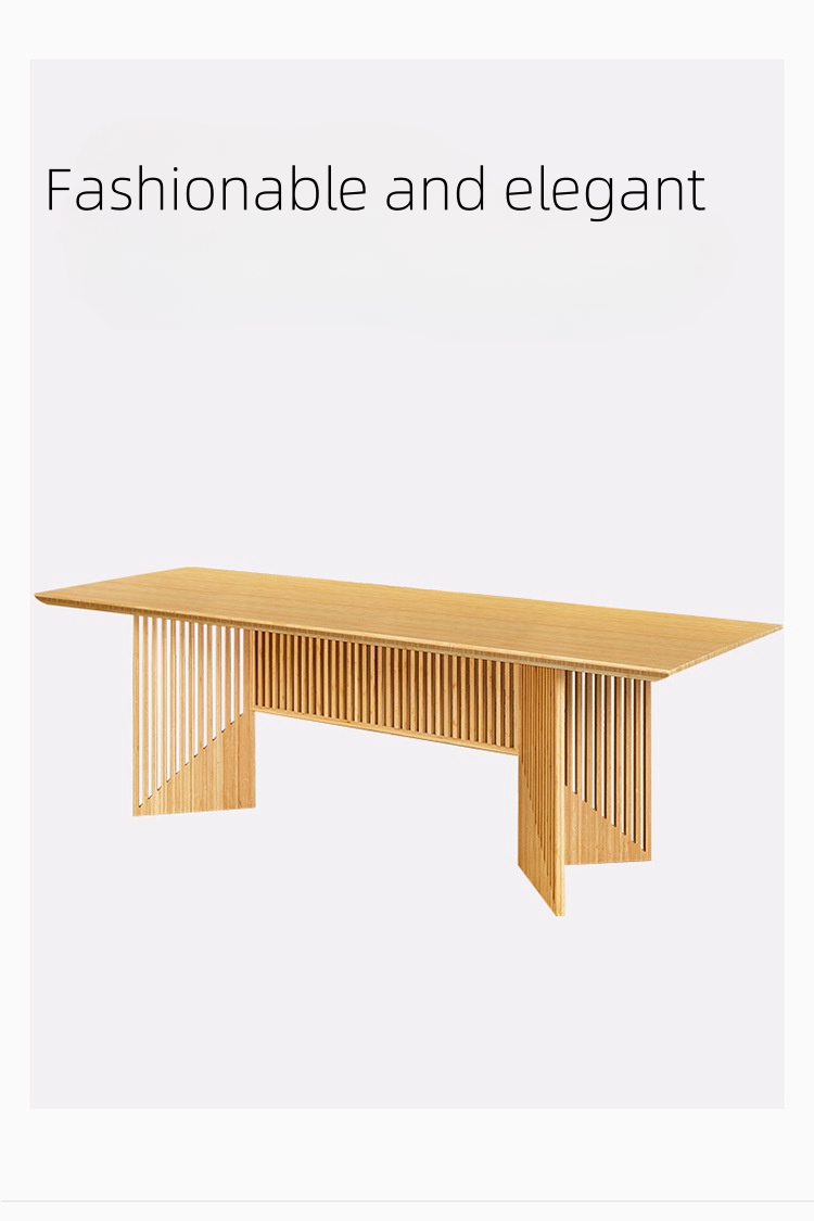 Nanzhu office luxury tea table integrated Kung Fu tea table tea table and chair combination set modern simple solid wood office desk multi-person me (4)